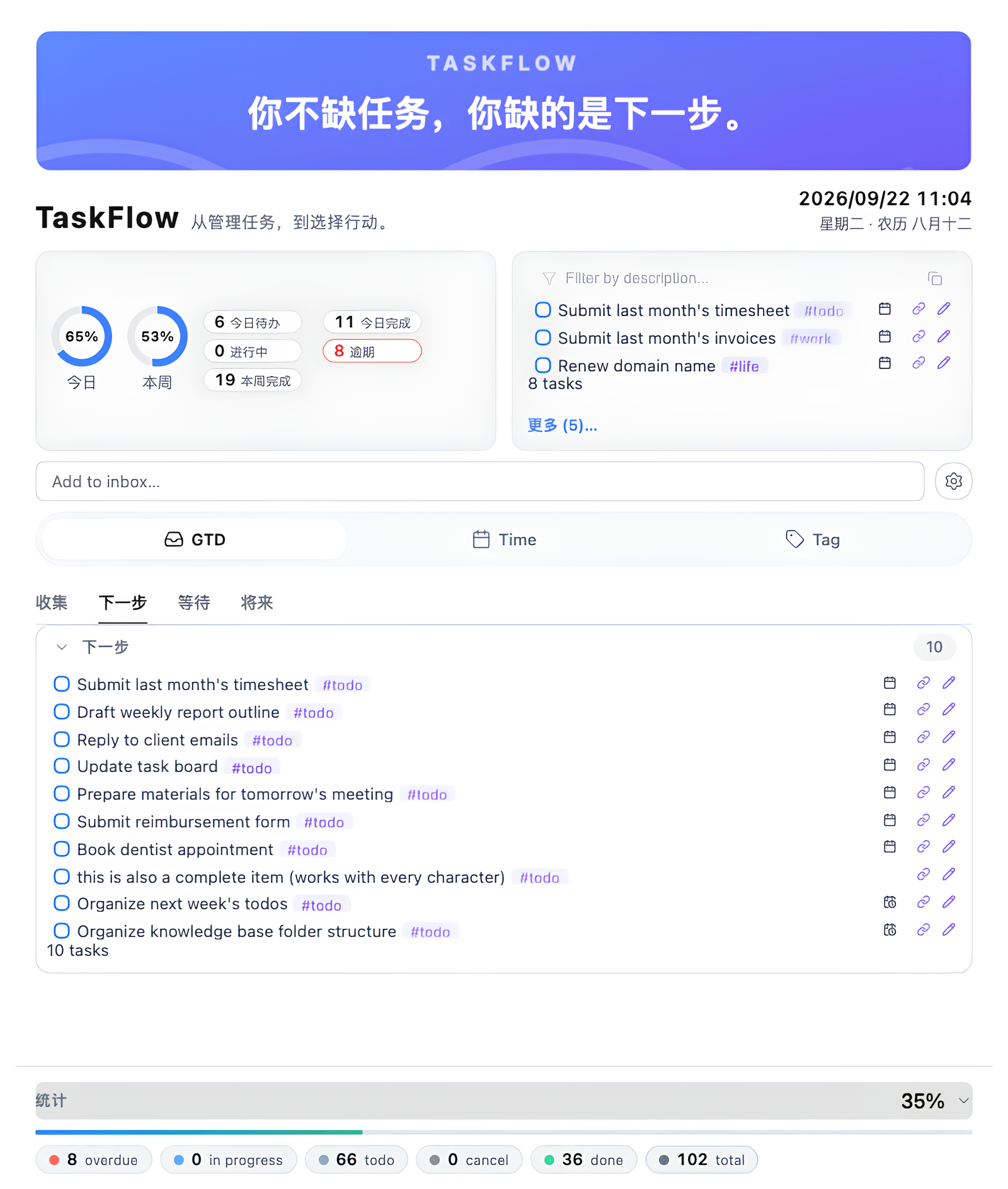 工作台总览